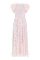 Sequin Rose Gloss Ankle Gown